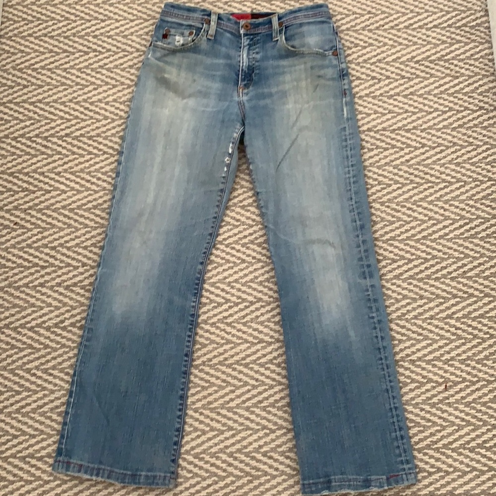 VINTAGE AG JEANS THE RIDER SIZE 30 REGULAR LIGHT WASH
